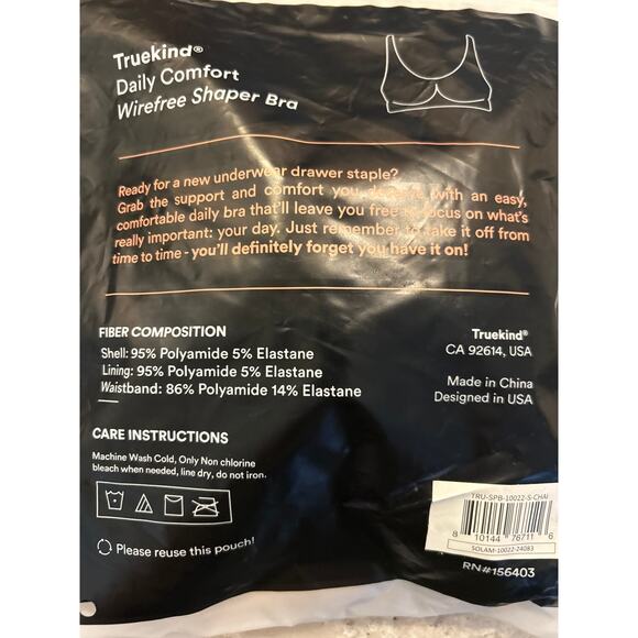 Truekind® Daily Comfort Wireless Shaper Bra Small - Picture 6 of 7